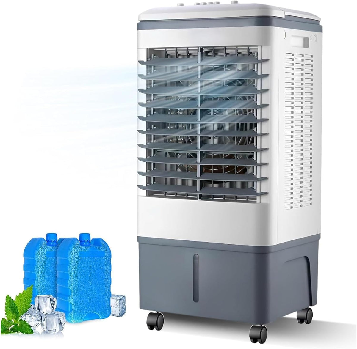 Ar condicionado portátil, Suyaoquant, 20L, 3 L, 45 dB, com comando à distância, com temporizador, Natural, para uso diário