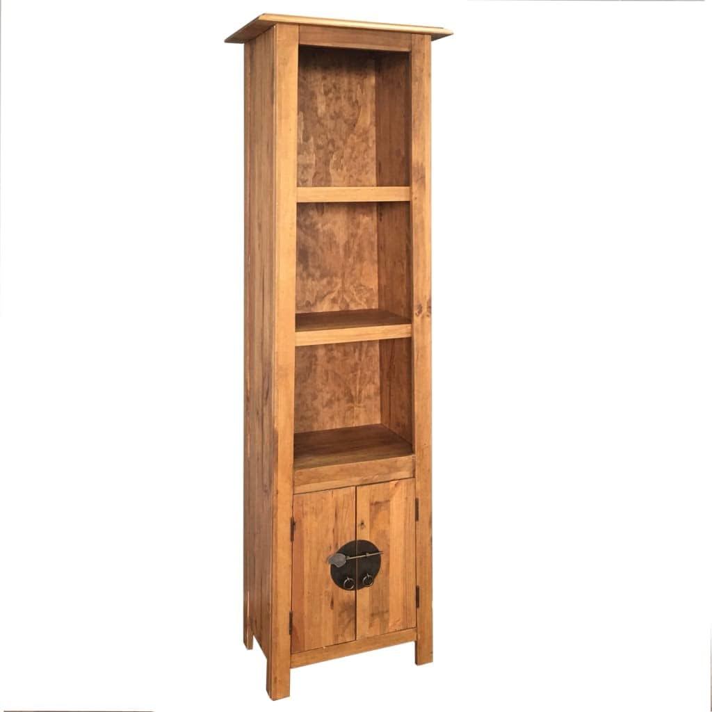 Armário alto, vidaXL, Bad-Hochschrank, 48 × 32 × 170 cm, 170 cm, com prateleiras, madeira, Natural, para uso diário