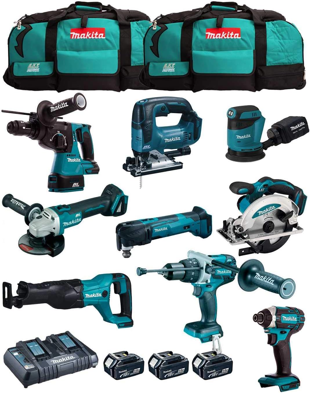 Berbequim aparafusador, JG todotaladros, MK902, 5,0 Ah, 18V, metal, Mehrfarbig, para trabalhos de manutenção